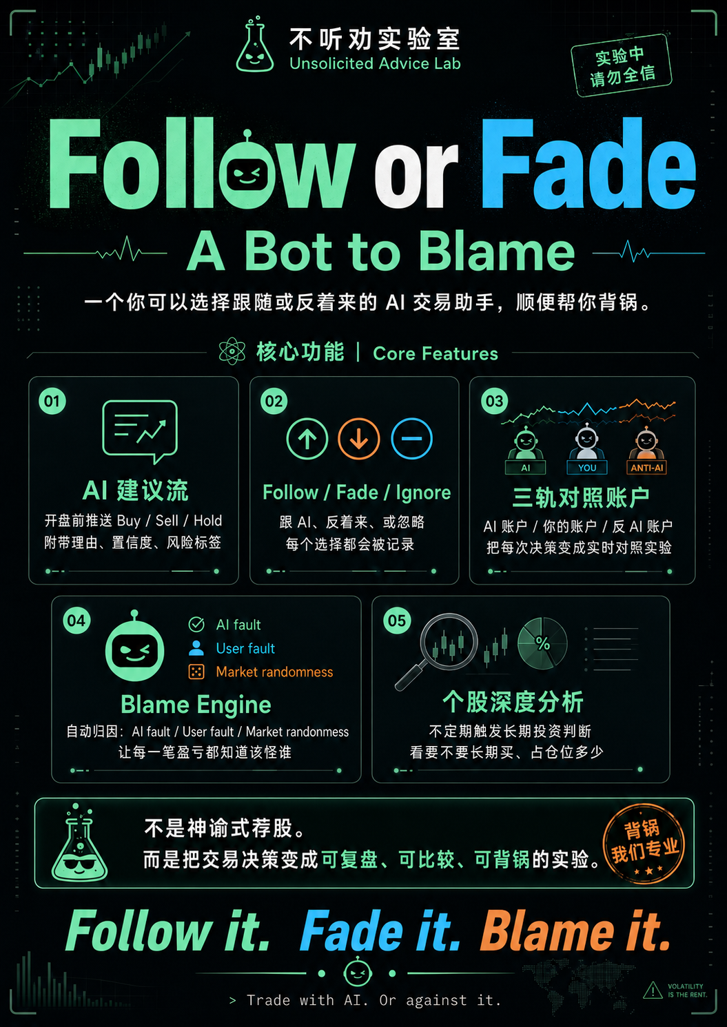 Follow or Fade 项目海报